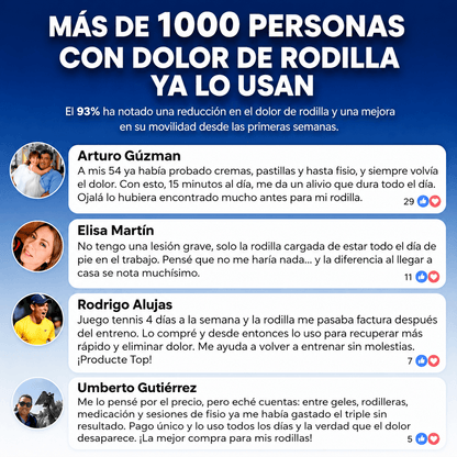 Rodillera de Soporte y Alivio RecuMovex