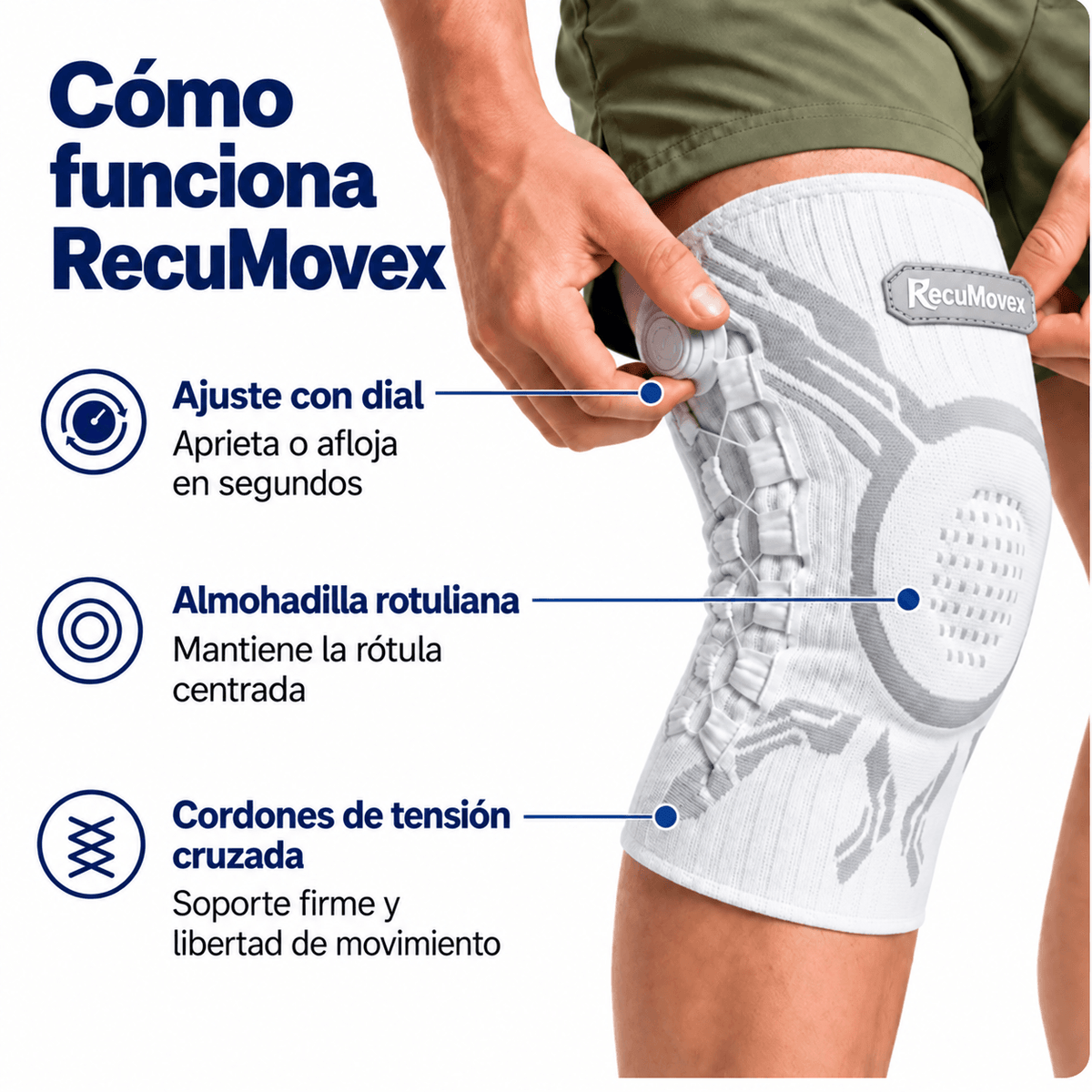 Rodillera con Dial: Alivia el dolor